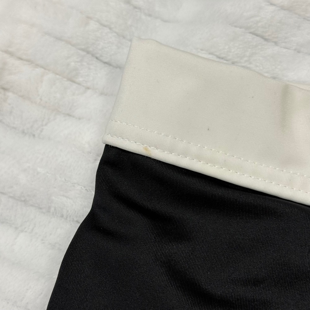 PrettyLittleThing Black White High Waisted Bikini Bottoms Plus Size US 20 NWT - Picture 2 of 7